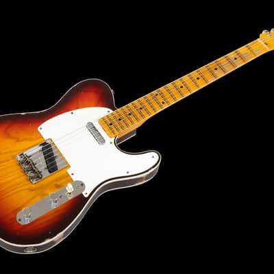 Fender Custom Shop 59 Tele Custom Relic MN - Wide-Fade Chocolate 3-Color Sunburst image 14