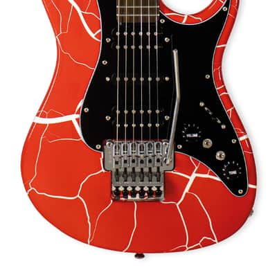 Tagima JA-1 MODERN Red White Cracked w/Case image 3