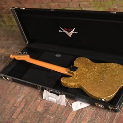 Fender Custom Shop '63 Telecaster Closet Classic, Chambered Body - Aged Gold Sparkle image 15