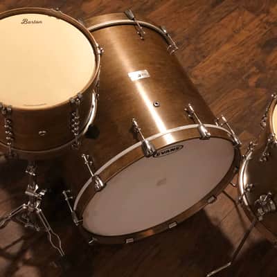MapleWorks custom Maple drum set wood hoops tube lugs Keller Maple Ayotte C&C SJC image 4
