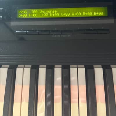 Korg M1 61-Key Synth Music Workstation 1990s - Black image 2