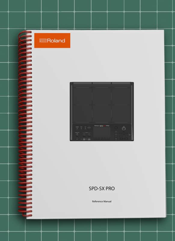 Roland SPD-SX Pro — 4 in 1 Owners Manual Guide Guide — 228 Pages — USA Made image 1