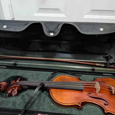 Holstein Bench Cannone 1743 Violin Built January 2016 Custom Rosewood Fittings image 6