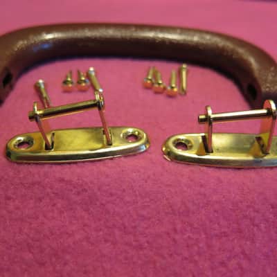 1980's vintage BRUCE OFFSET guitar case Handle for gibson les paul es 335 L5 175 image 2
