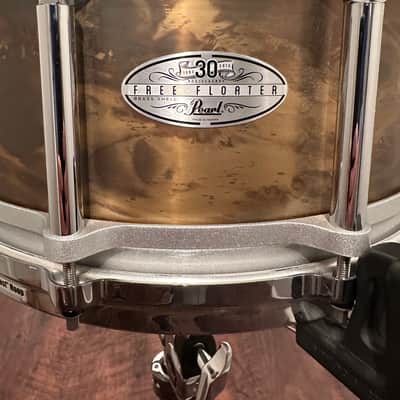 Pearl 30th Anniversary Free-Floating Patina Brass 14x6.5" Snare Drum - Complete Bild 2