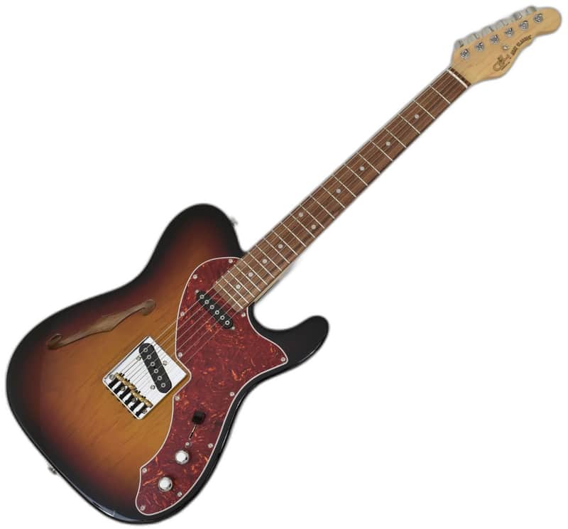 G&L USA ASAT Classic Thinline Build to Order Guitar 3 Tone Sunburst image 1