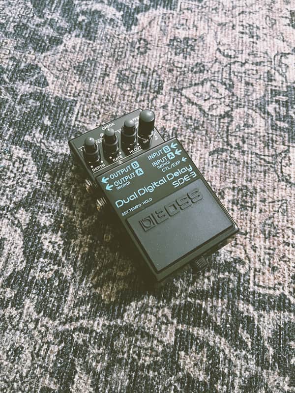 Boss SDE-3 Dual Digital Delay 2024 - Present - Black