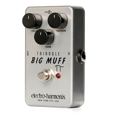 Electro-Harmonix Triangle Big Muff Reissued Fuzz Guitar Effects Pedal image 2