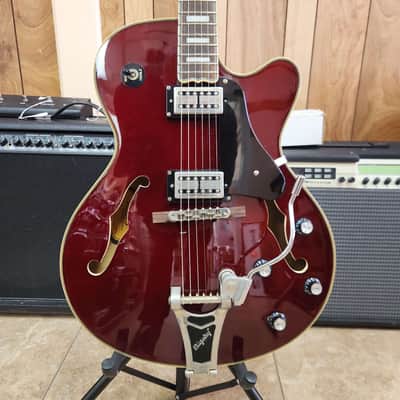 Epiphone Emperor Swingster with Rosewood Fretboard 2014 - 2019 - Wine Red image 2