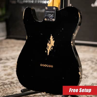 Fender Custom Shop 2021 Winter Event LTD '51 Telecaster Relic, Aged Black with Hardshell Case - Used image 2