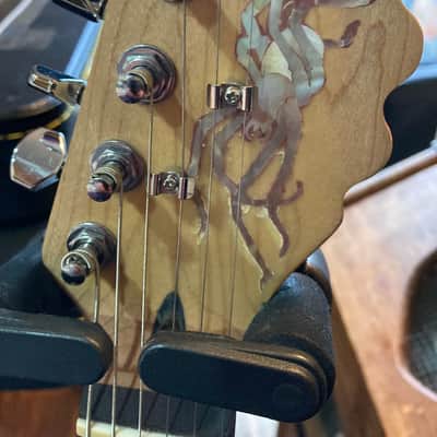 Antoniosai Telecaster 2012 - Blue with mother of pearl inlay image 6