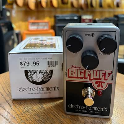 Electro-Harmonix Nano Big Muff Pi Distortion / Sustainer 2013 - Present - White / Black / Red image 1