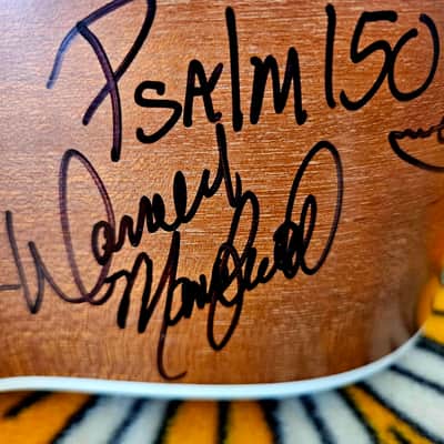 Robert Johnson Tribute Guitar - Delta Blues Parlor Guitar Autographed by BB King, Robert Cray, Buddy Guy, Jeff Healey image 22