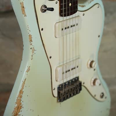 FRANCHIN Neptune J P90 Heavy Relic - Faded Sonic Blue image 10