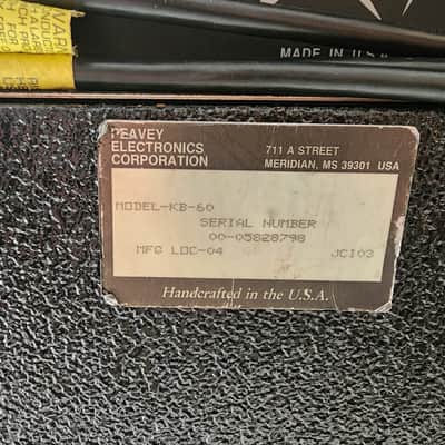 Peavey KB60 1980-87 - Upgraded Hartke 12" Speaker, Great Condition! image 6