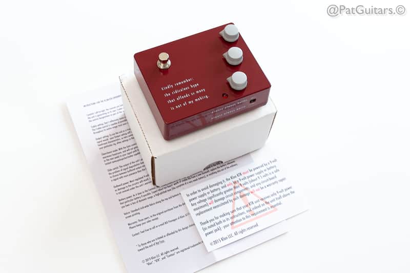 2019 Klon KTR Essential Diodes Overdrive and Boost pedal image 1