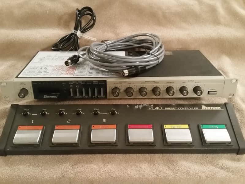 Ibanez HD-1500 Harmonics/delay vintage rack effect w/PC40 Controller image 1