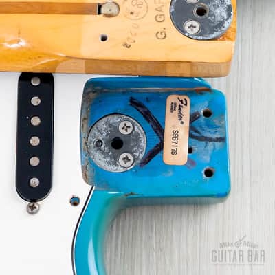 1981 Fender International Color Series Stratocaster Maui Blue, 100% Original w/ Case, Hangtag image 17