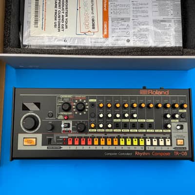 Roland Boutique Series TR-08 Analog Modeling Drum Machine with Roland TR-08 gig bag 2017 - Present - Black image 2