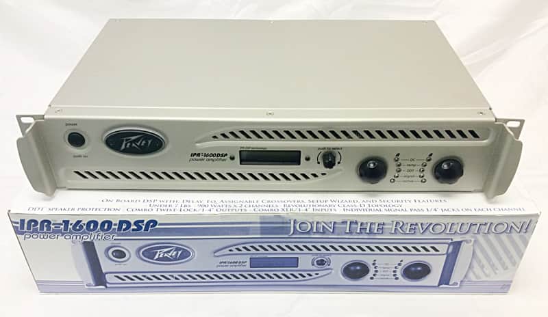 Peavey IPR-1600 DSP Digital Power AMp image 1