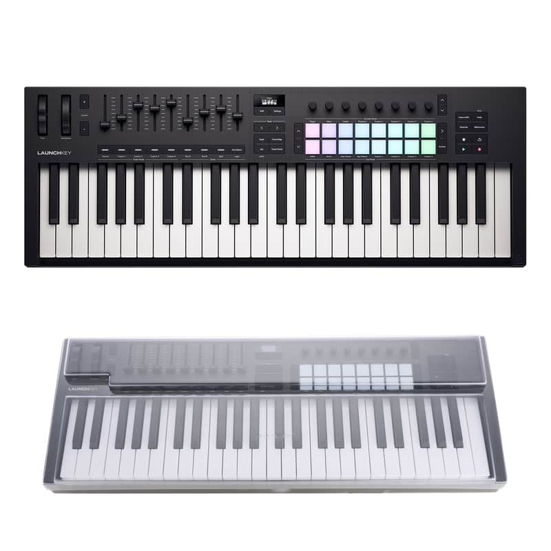 Novation Launchkey 49 MK4 MIDI Keyboard Controller + Decksaver Cover image 1