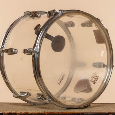 1970s Ludwig Vistalite Tom in Clear - 8x12 image 5