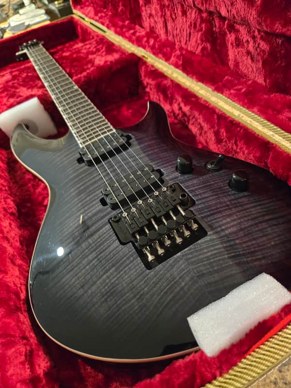 ESP LTD H3-1000 FR WITH CASE 2020 - Present - See Thru Black Sunburst image 1