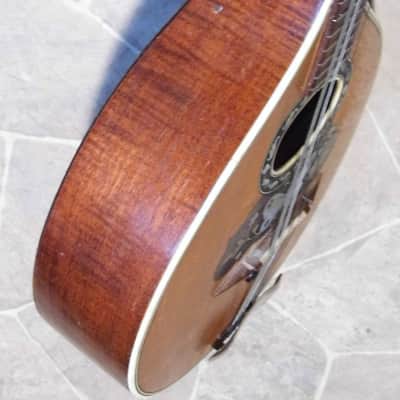 fine old VOGTLANDSPERLE solid arched back 8string MANDOLIN mando Germany 1920s image 10
