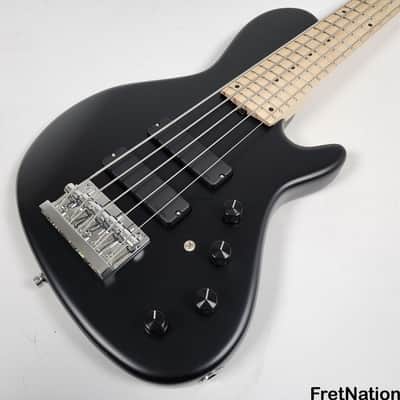 Sadowsky MetroLine Modern 5-String Single Cut Bass SML24SC5 24-Fret Black Satin 8.32lbs 2401-22 image 3