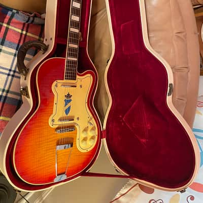 Kay K161 Thin Twin Limited Reissue, Cherry Sunburst With Original Case image 8