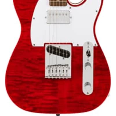 Squier Affinity Telecaster FMT SH - Crimson Red Transparent image 7