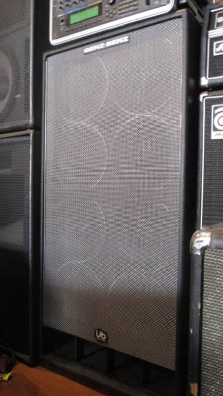 Genz Benz GB810T-UB 1600 Watts 4 Ohm 8X10 Bass Cab in Black / Grey image 1