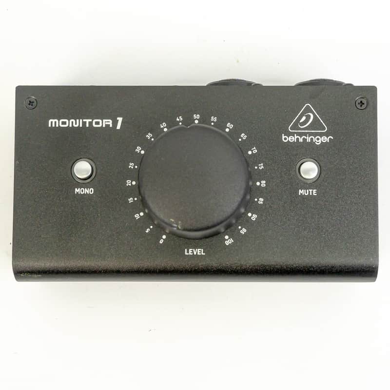 Behringer MONITOR1 Passive Stereo Monitor Volume Controller Desktop Mute Mono image 1