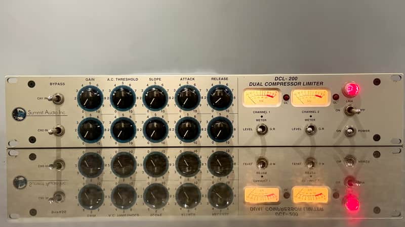 Summit Audio DCL-200 Dual Tube Compressor Limiter 2010s - Silver image 1