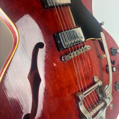 1967 Gibson ES-335TD with Factory Bigsby Cherry Finish & OHSC image 4