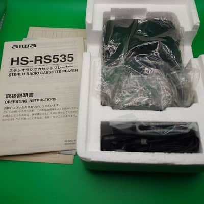 SERVICED NEW IN BOX AIWA STEREO RADIO CASSETTE PLAYER HS-RS535 WALKMAN image 3
