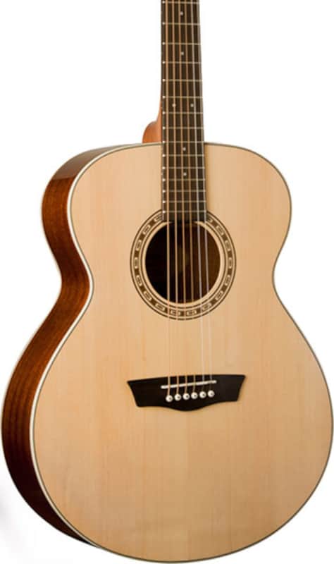 Washburn G7S Grand Auditorium Acoustic Guitar, Solid Spruce Top image 1