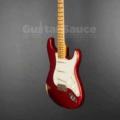 Fender Custom Shop Stratocaster 58 Relic Faded Aged 2022 - Candy Apple Red (COD 1127UG) image 5
