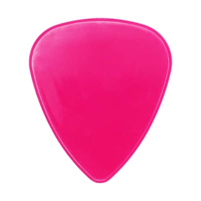 Exotic Plectrums Nylon Hot Pink Guitar Or Bass Pick - 0.96 mm Heavy Gauge - 351 Shape - 1 Pack