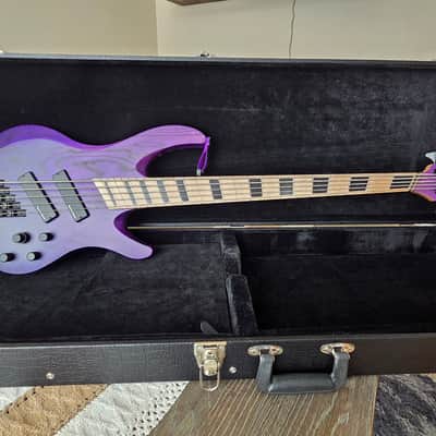 Acacia Guitars Atlas Bass 5-String 2021 - Purple Fade image 3
