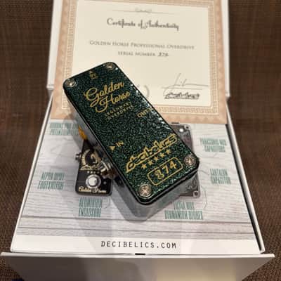 Decibelics Golden Horse Professional Overdrive 2021 Hammered Green image 5