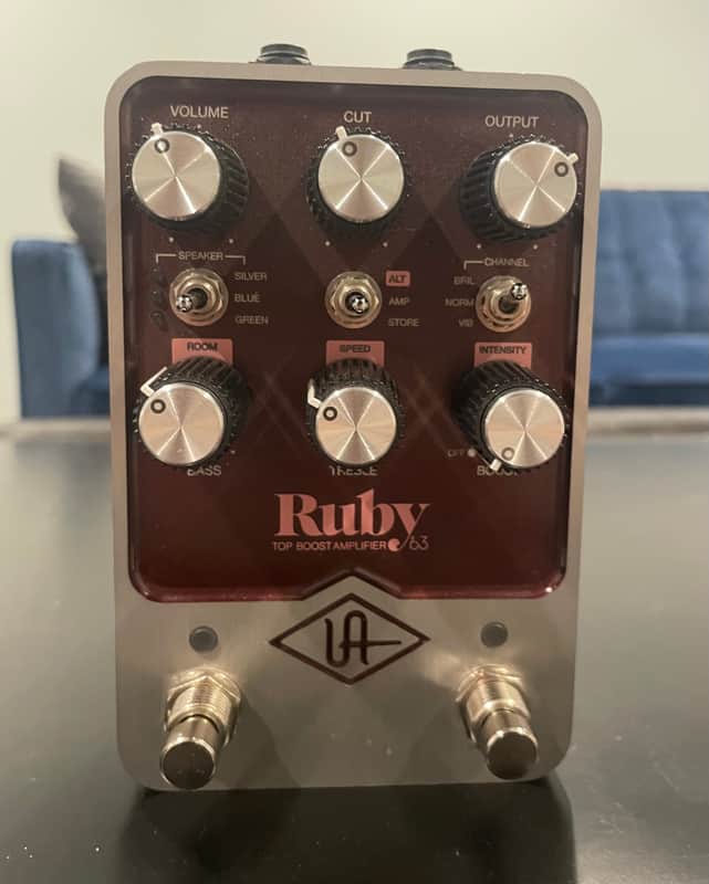 Universal Audio Ruby ’63 Top Boost Amplifier 2022 - Present - Ruby / Silver image 1