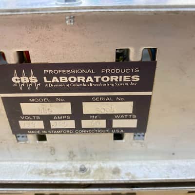 CBS Laboratories Audimax IIIS Stereophonic Level Control Vintage Limiter Compres image 8