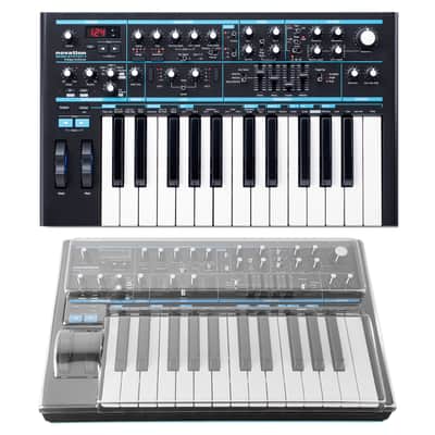 Novation Bass Station II Synthesizer + Decksaver Cover