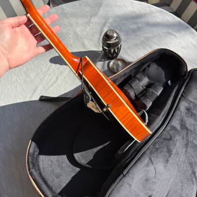 Kentucky KM-252 Deluxe A-Style Mandolin 2010s - Transparent Amber image 4