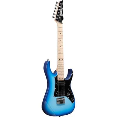 Ibanez GRGM21M GIO MiKro Electric Guitar in Blue Burst image 2