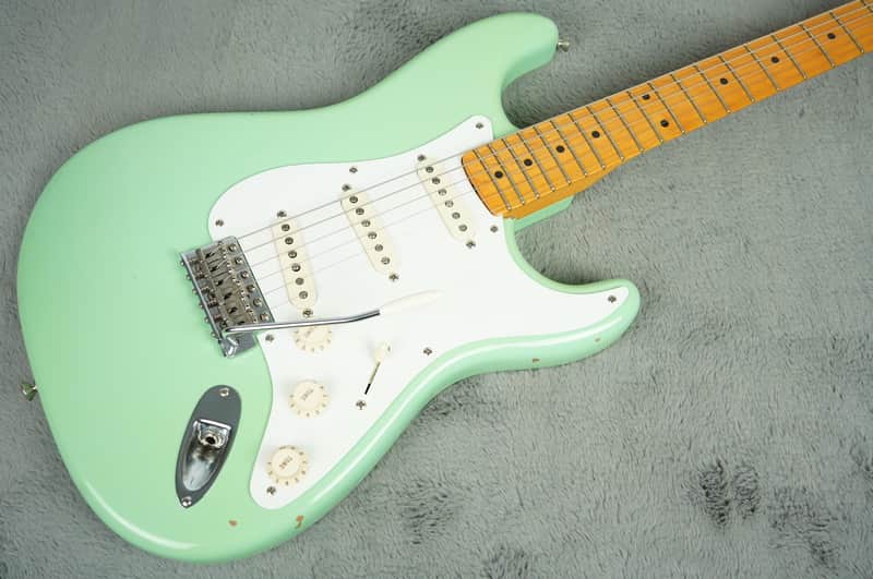 2010 Fender American Vintage ’57 Stratocaster, Surf Green + OHSC image 1