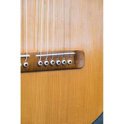 1943 Levin Model 102 12-string Bass Lute natural image 9