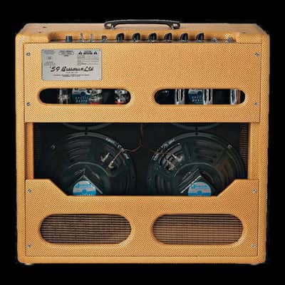 Fender American Vintage '59 Bassman Lacquered Tweed Tube Guitar Amp Combo - Demo - Serial # AA27560 image 2