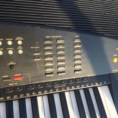 Yamaha PSR-4000 61 note arranger synthesizer keyboard with stand, sustain & power image 11